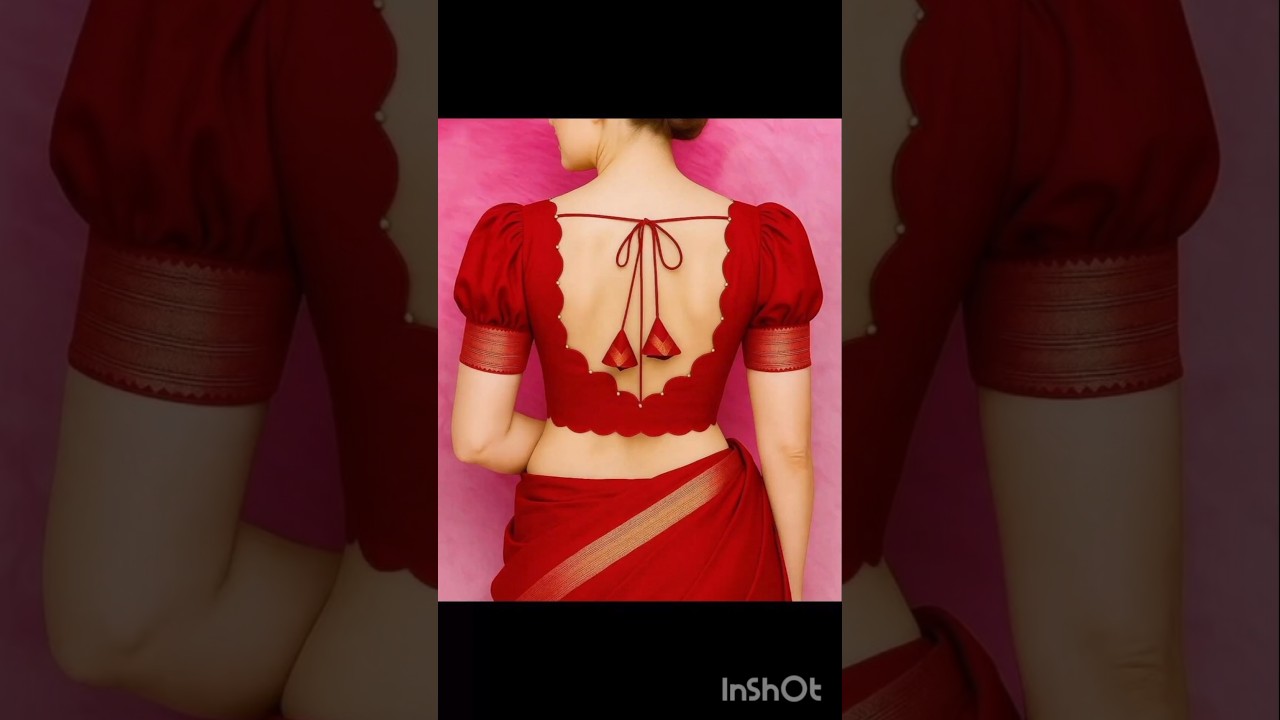 🥰🌟blouse back neck design ideas #trending #fashion #Nainakvideo
