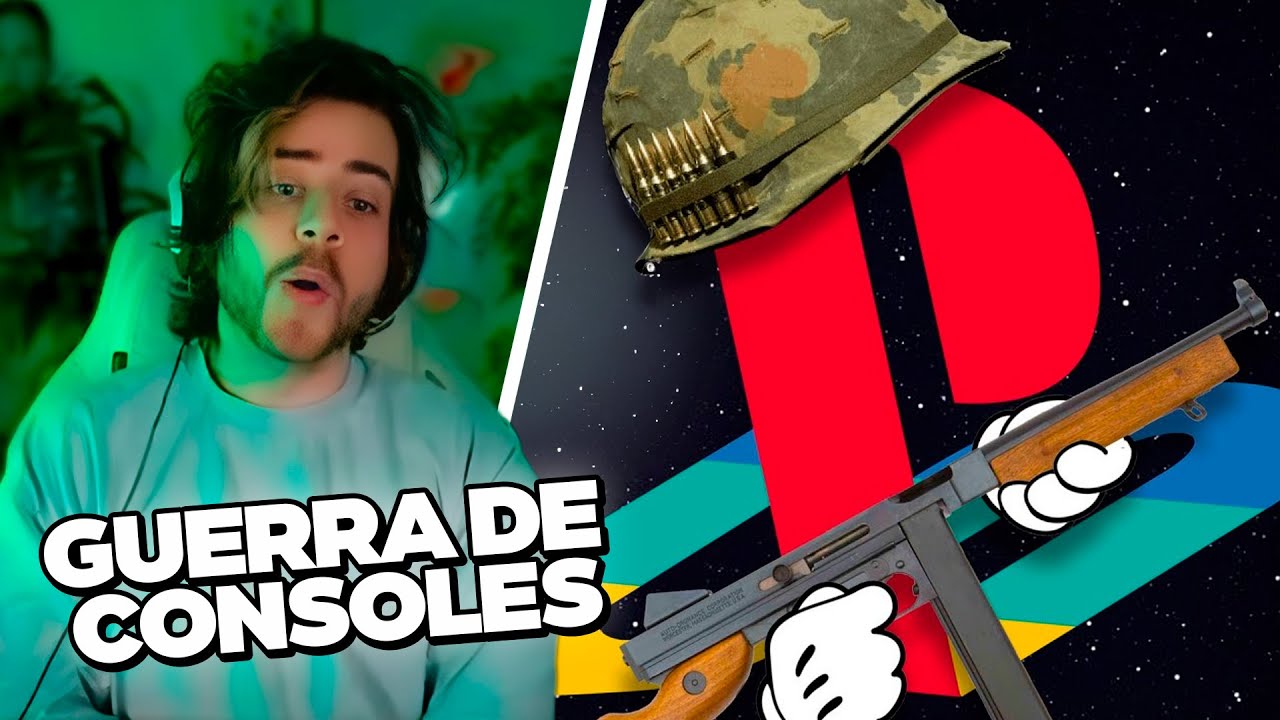 cellbit reagindo A PRIMEIRA GUERRA DOS CONSOLES