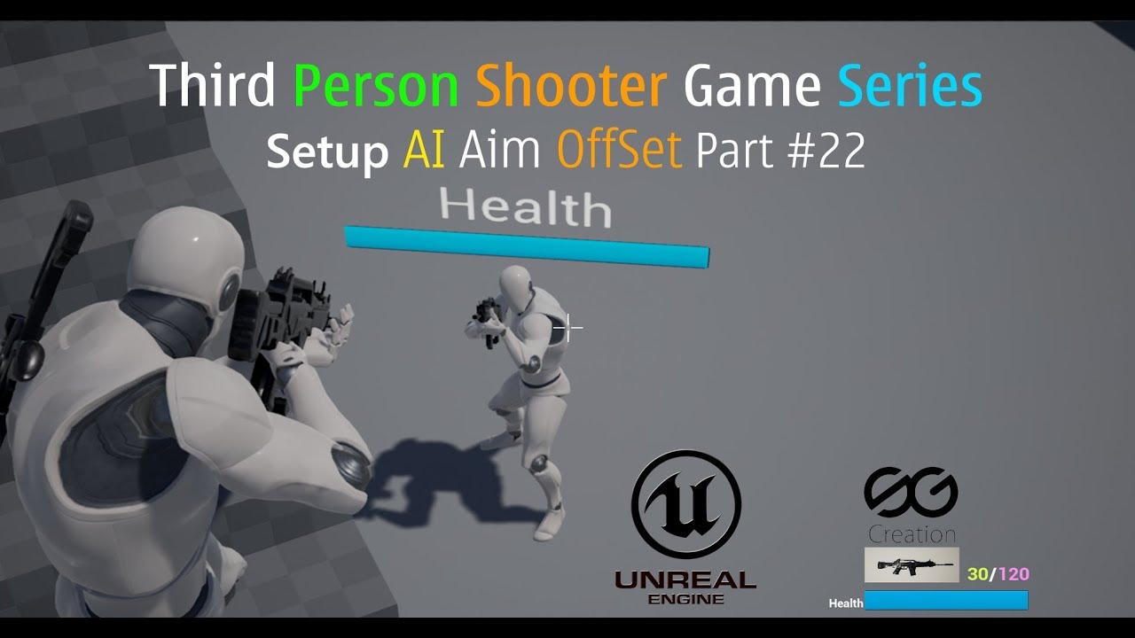 🎮 UE4 Setup AI AimOffSet Part 22