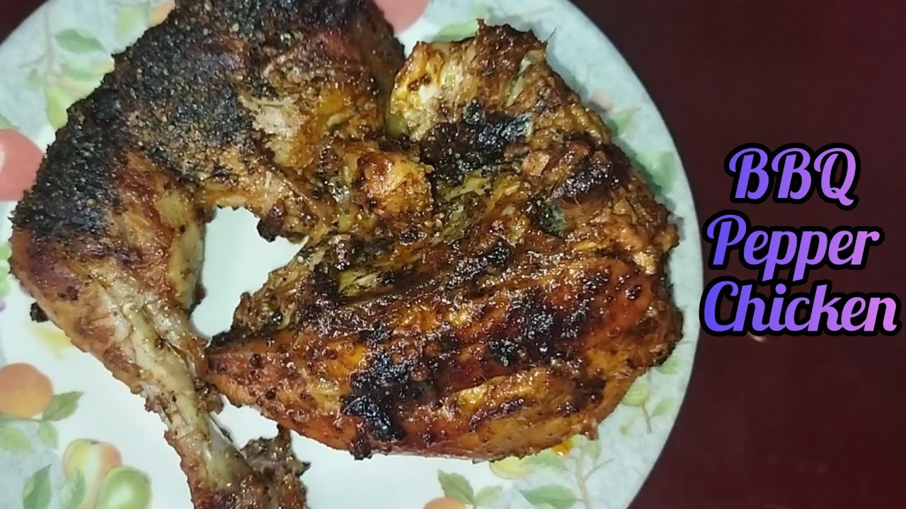 BBQ Pepper Chicken Recipe | Restaurant Style Homemade