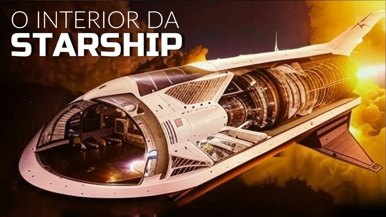 O CONCEITO INTERNO DA NAVE STARSHIP | Expansão Astronauta