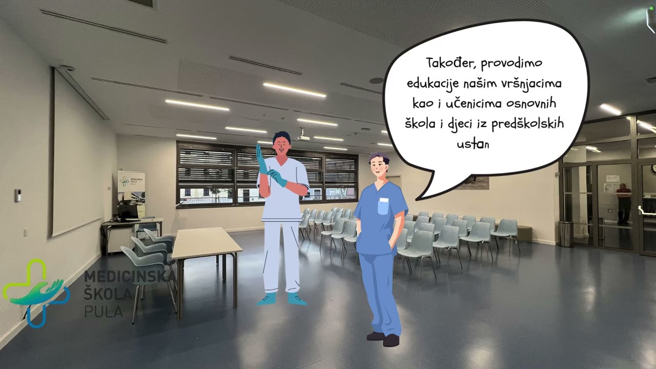 O Medicinskoj školi Pula - animirani video