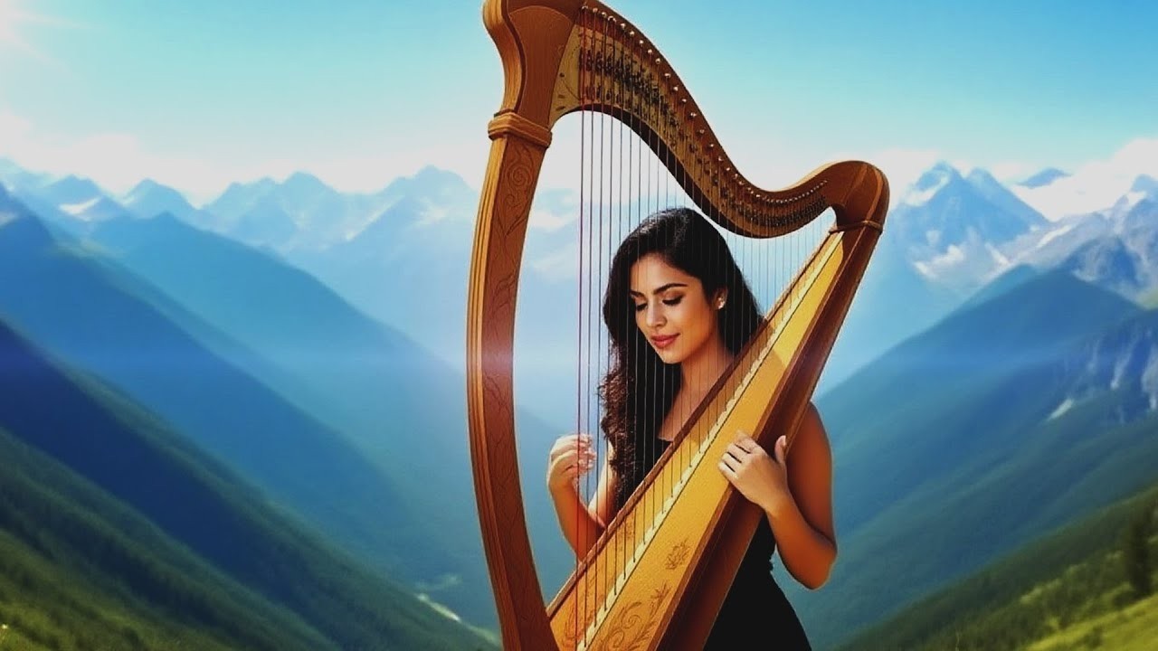 [8 HOURS] RELAXING HARP MELODIES FOR SLEEP AND NIGHT CALM