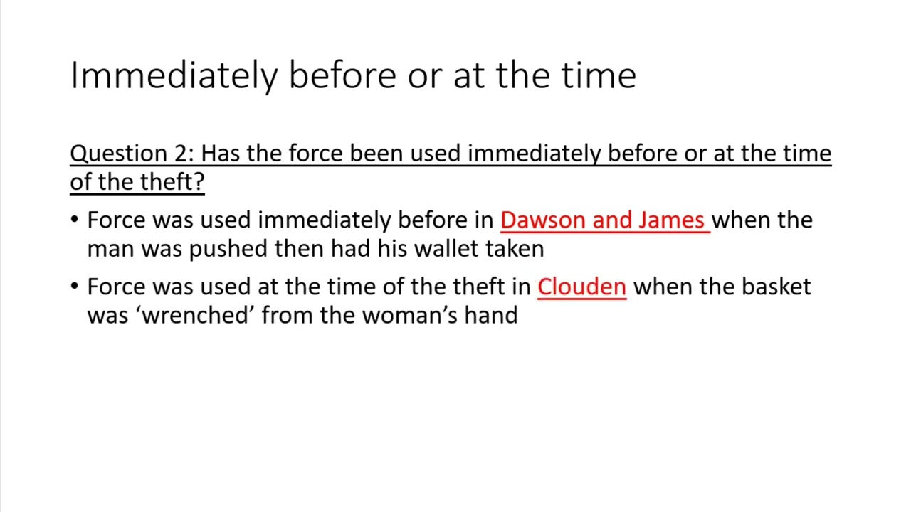 Robbery