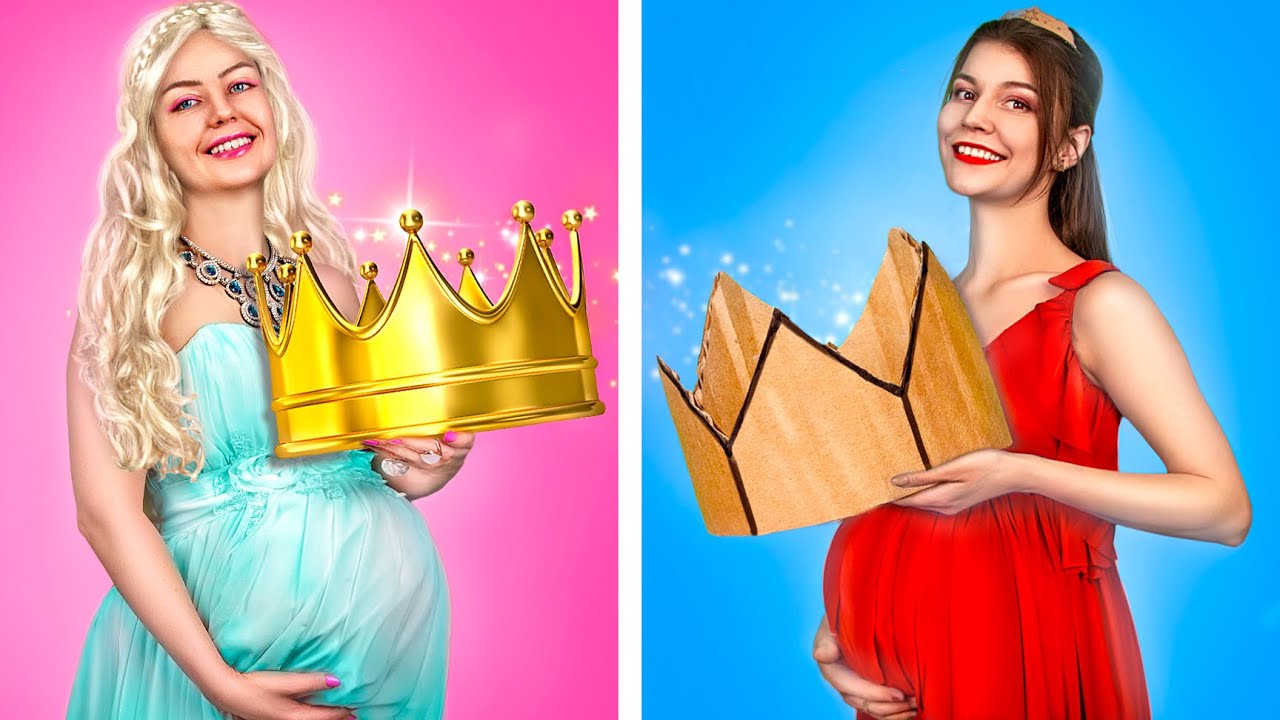 Princesas Embarazadas Pobres vs Ricas