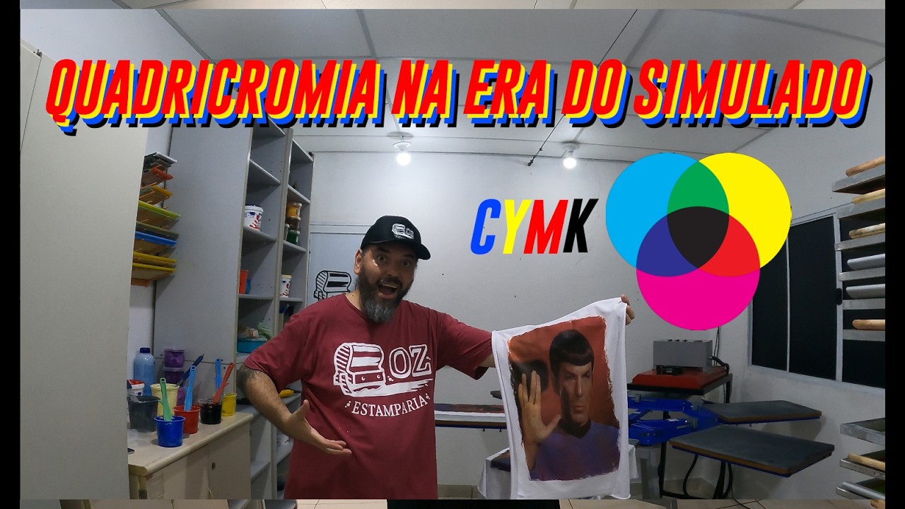 Na Era do Simulado, Fiz Quadricromia CMYK na Prática