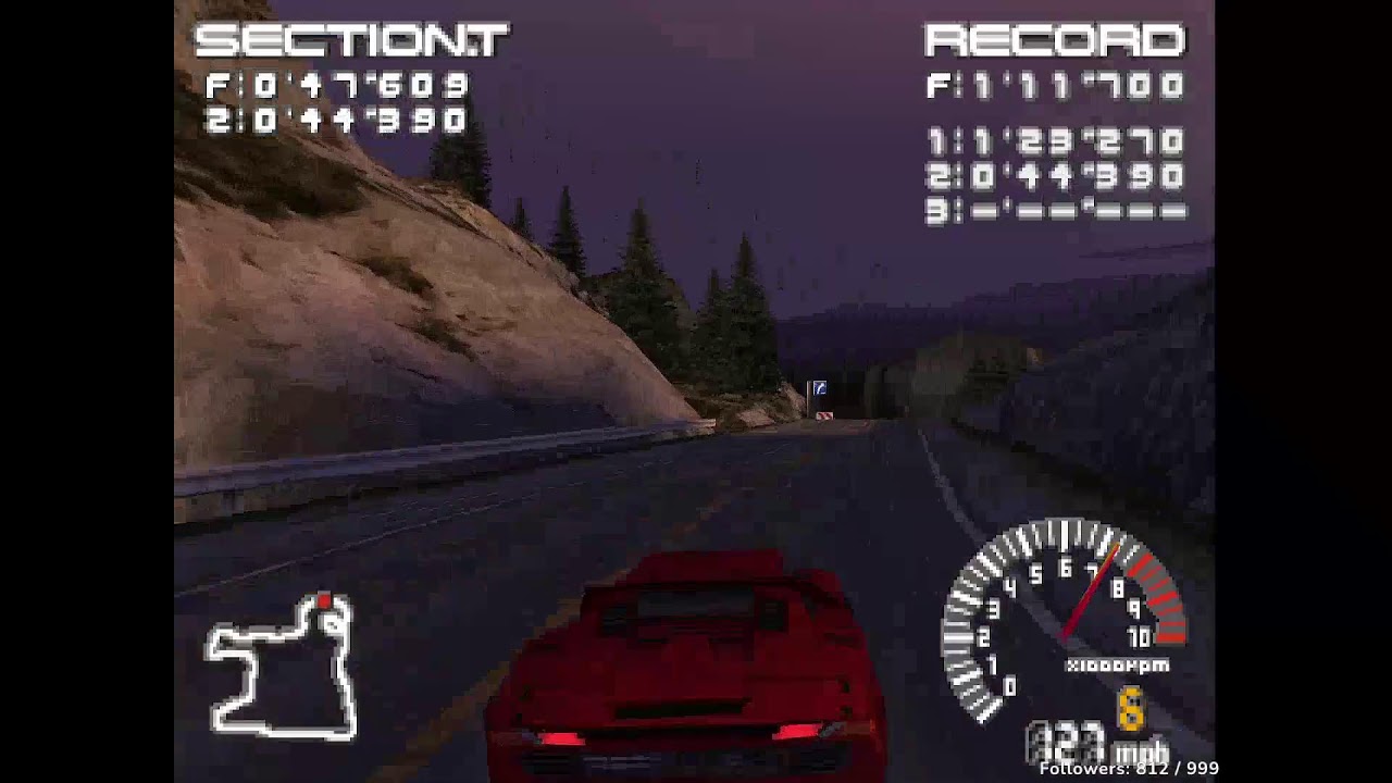 Time trialling for fun (Ridge Racer Type 4)