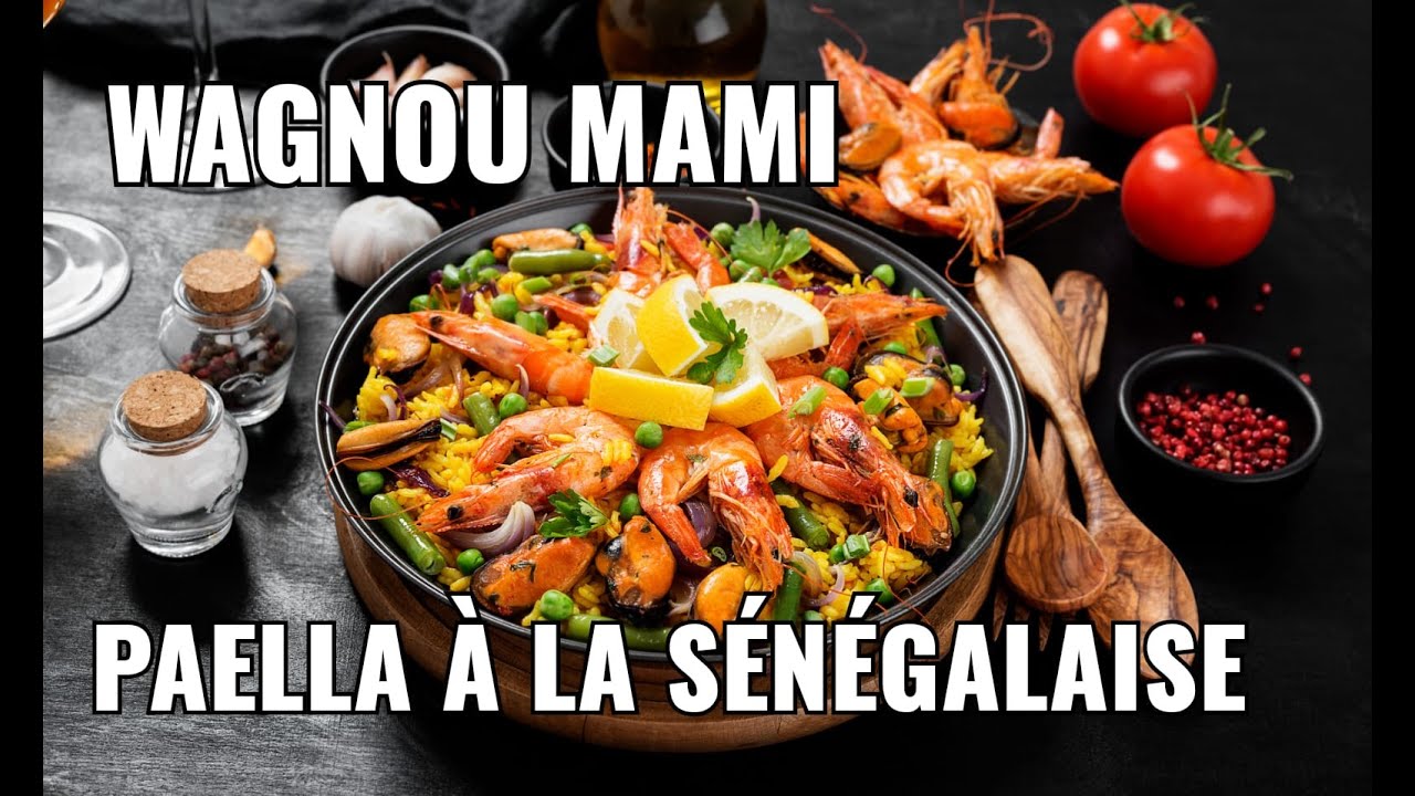 Paella à la Sénégalaise | Paella sous titrés en francais|Thiebou Paella