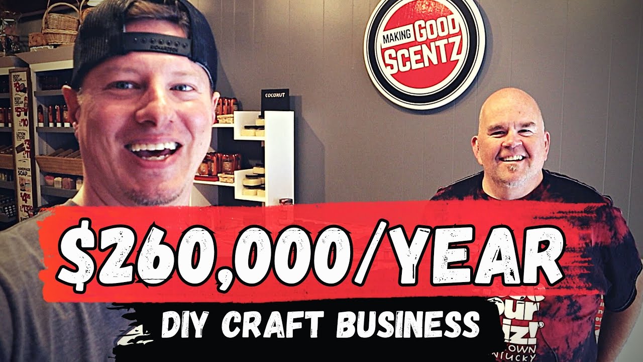 Tour of $260,000/year DIY Craft Business (Candles, Soaps, Lotions & More) | Making Good Scentz
