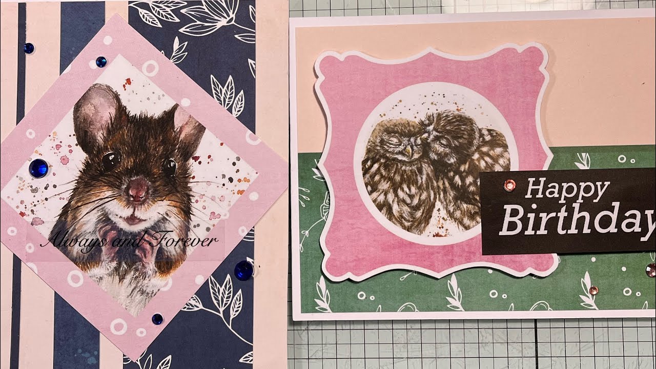 STASH BUSTING Creating two Cards Using card Inserts