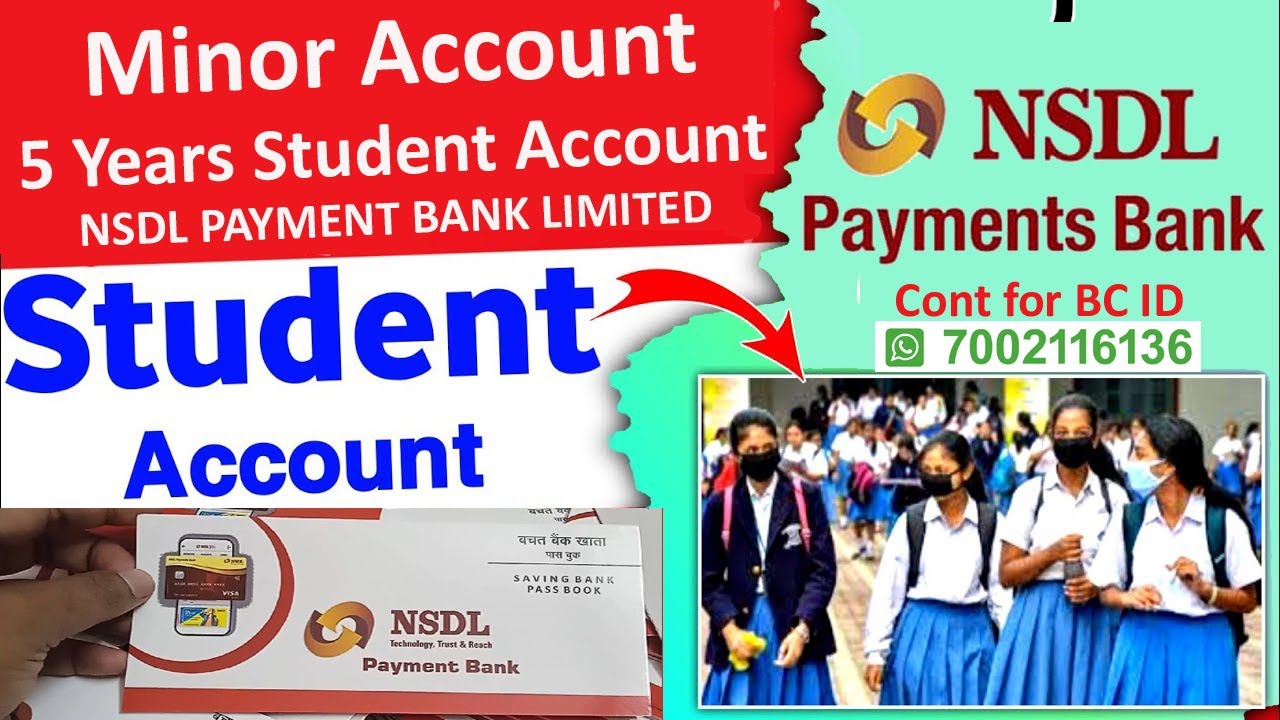 MINOR ACCOUNT CSP ASSAM | NSDL PAYMENT BANK BC CSP & DISTRIBUTOR AVAILABLE ALL INDIA | NSDL BANK BC