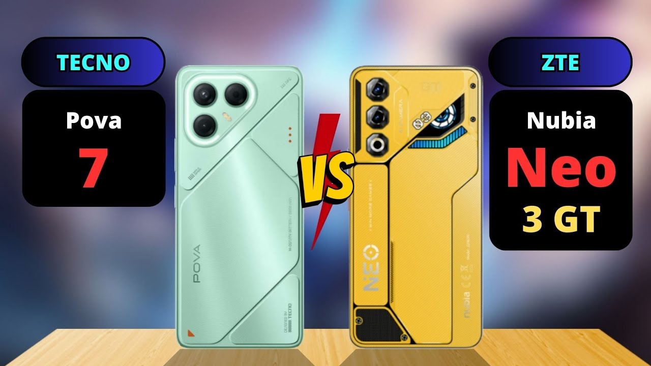 Tecno Pova 7 5G vs Nubia Neo 3 GT 5G Comparison