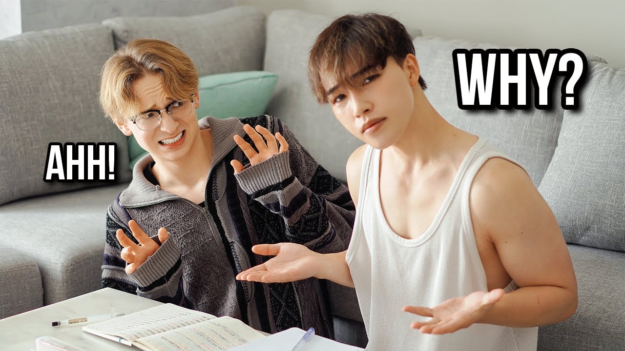 Я не прикасаюсь к своему парню. Забавный розыгрыш 【Cute Gay Couple】