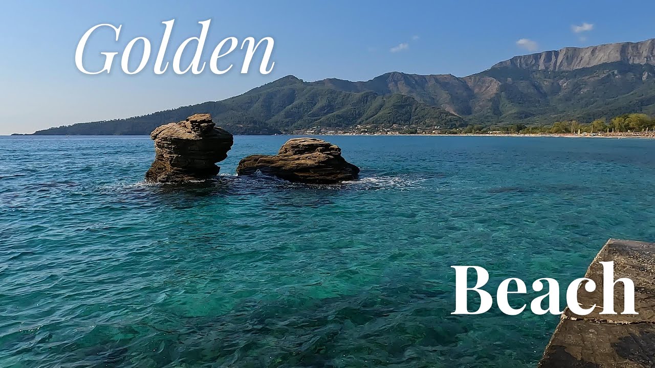 Golden Beach, Thassos 𓇼🌊⋆🐚 Am luat plaja la pas 🫧 Daily Vlog #5 🛟2025