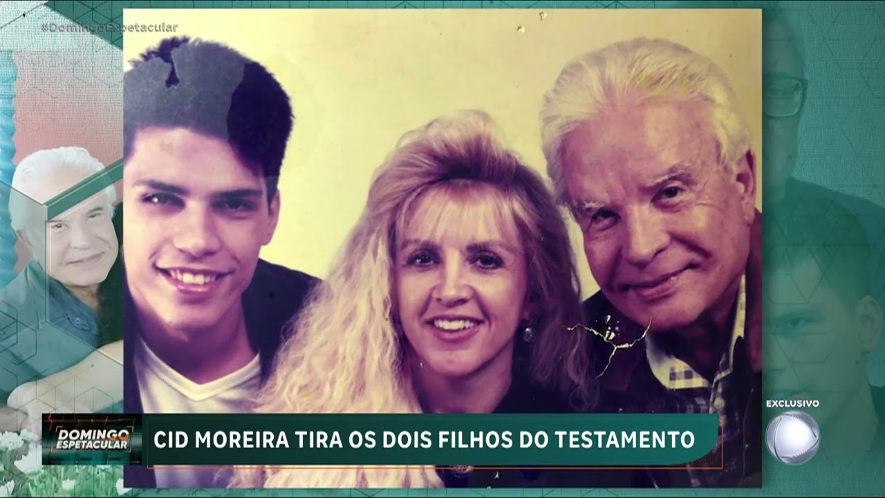 Exclusivo: O 'Domingo Espetacular' tem acesso ao testamento de Cid Moreira