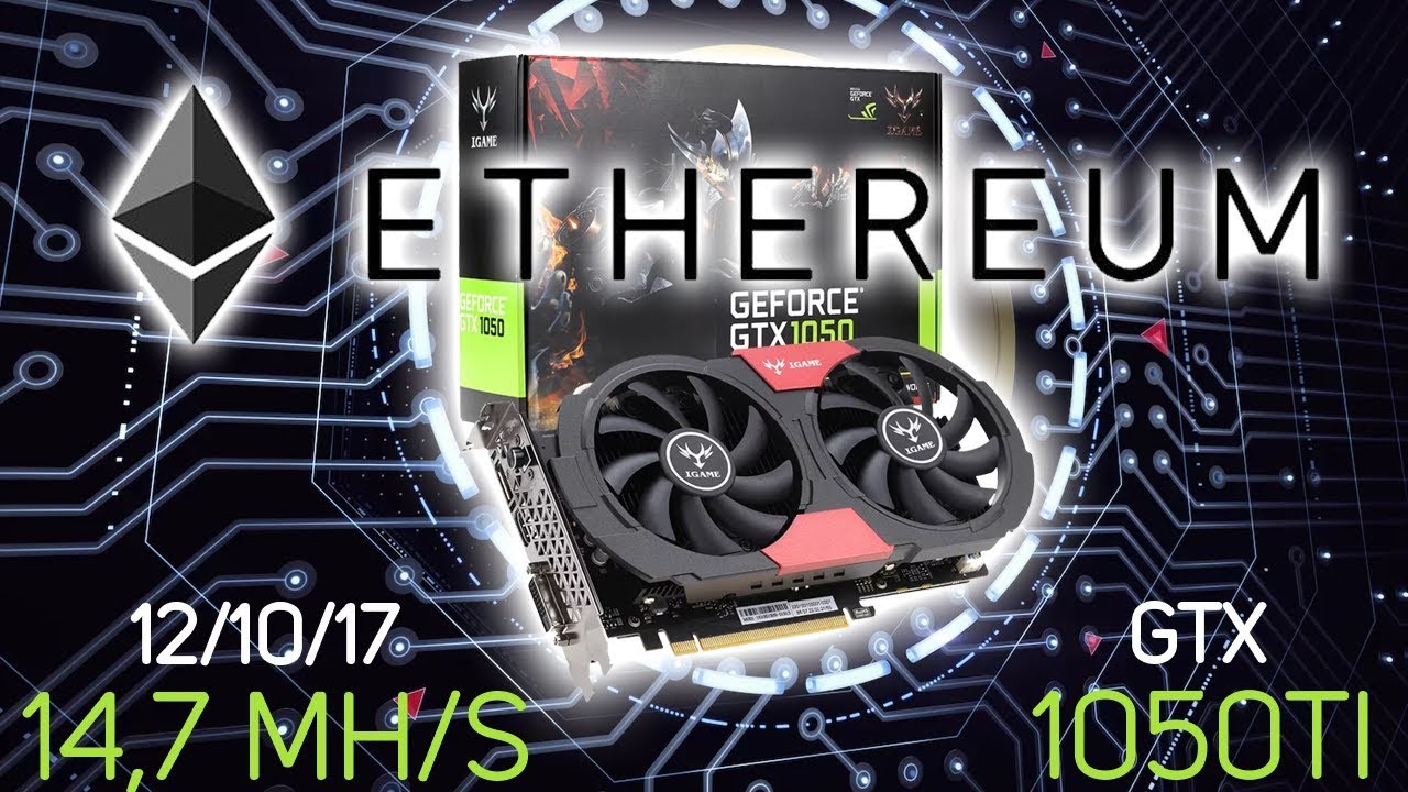 [Test Mining] GTX 1050 Ti 4GB - Ethereum Dagger Hashimoto 12.10.17 - 14,7 Mh/s
