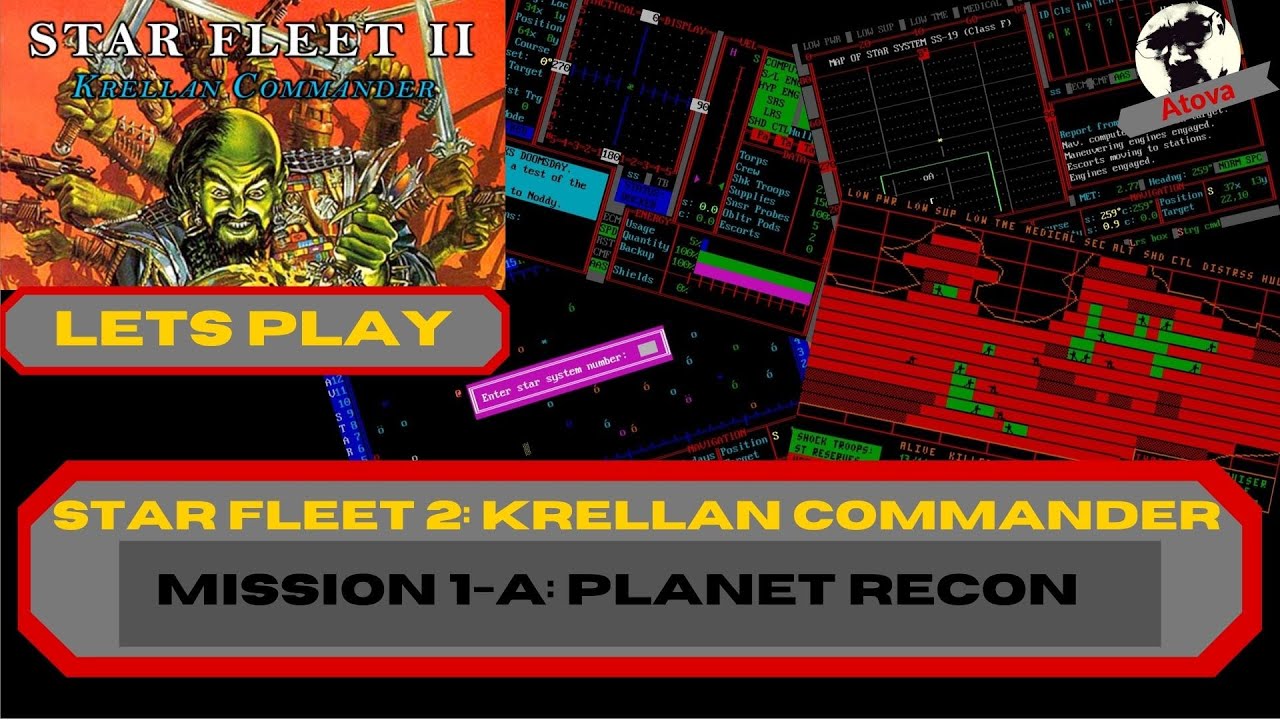 Lets Play Star Fleet 2: Krellan Commander | Mission 1-A | Planet Recon