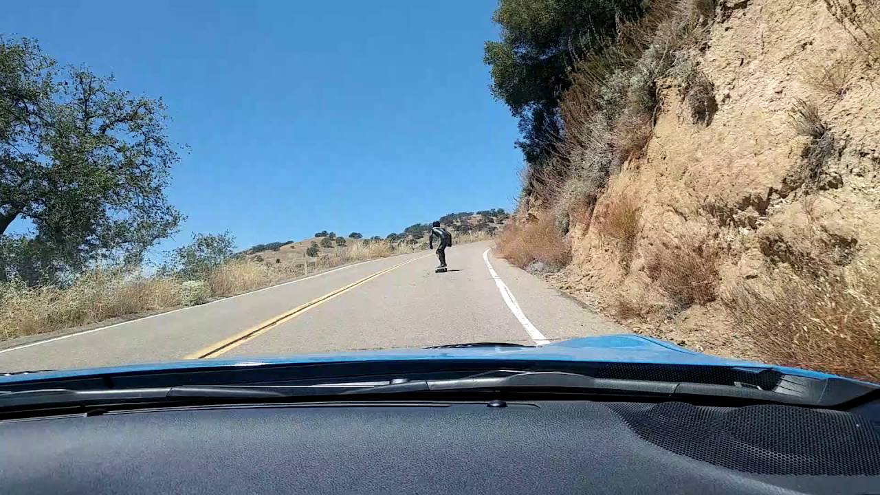 Louis Pilloni Nextboards uphill run at 40+ mph
