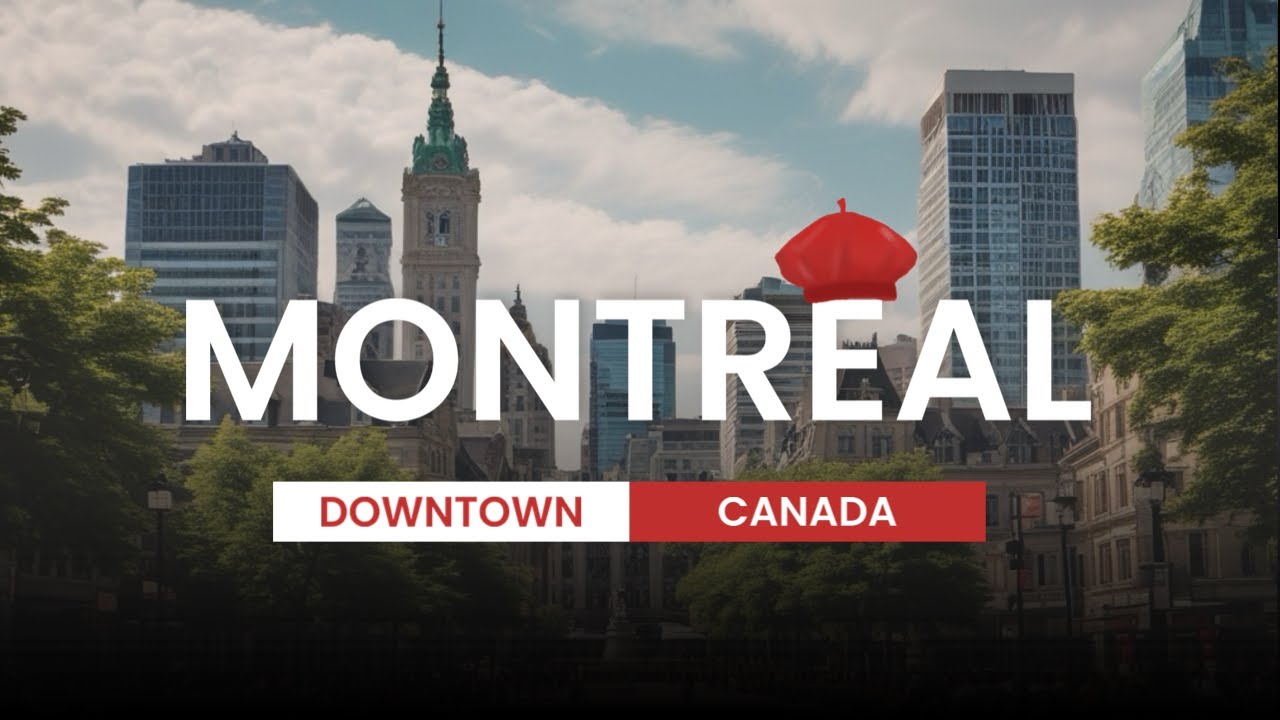 🇨🇦 [4K] Montreal Walking Tour | Montreal Downtown Tour | Travel Around Canada | Quebec, Canada