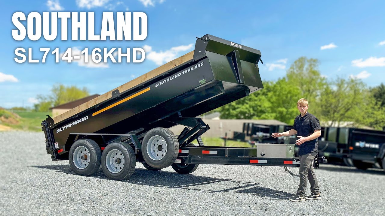 Самосвальный прицеп Southland Dump Trailer 7x14 SL714-16KHD нового поколения
