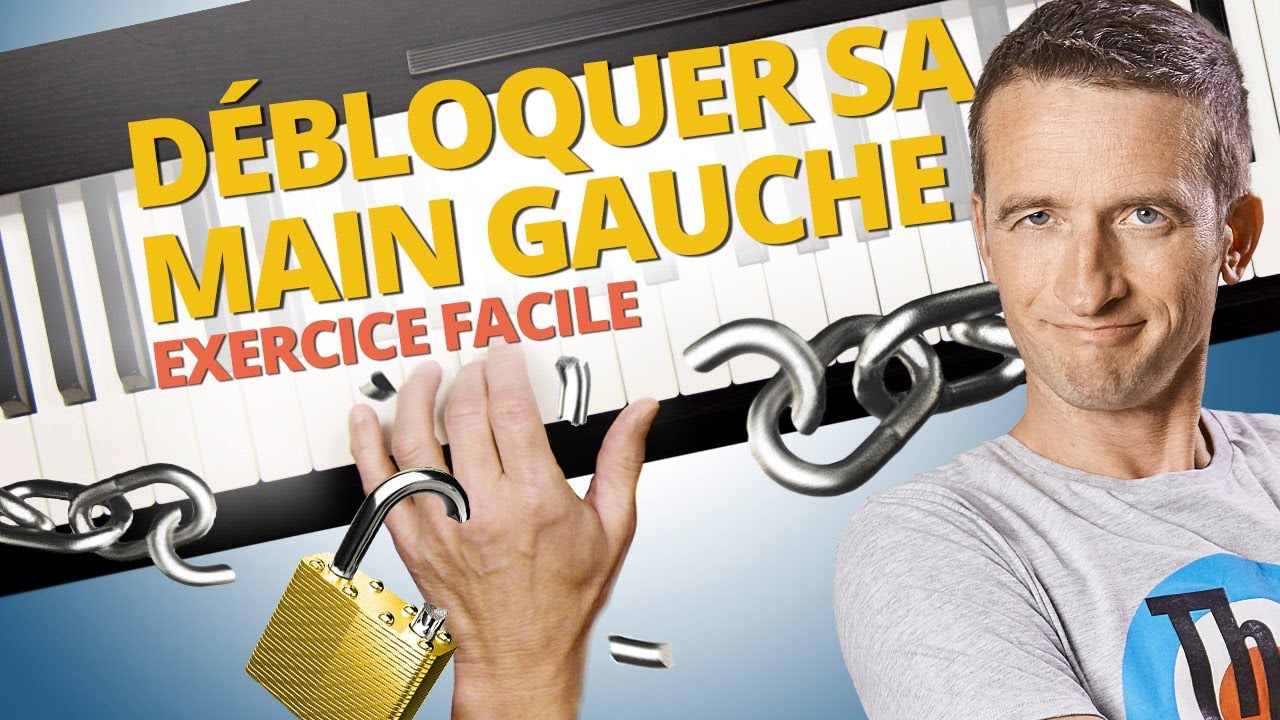 Débloquer Sa Main Gauche - Exercice Facile au Piano (Arpèges & Passage de Pouce)