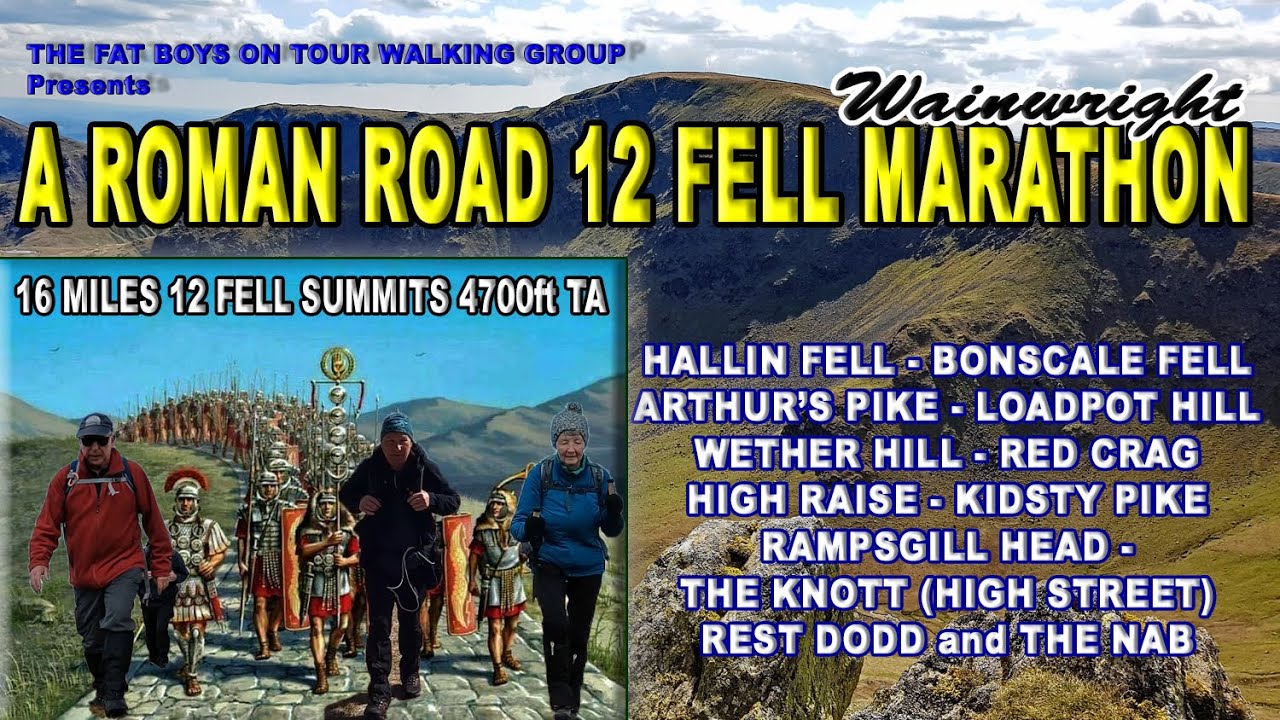 A ROMAN ROAD 12 SUMMIT 16 MILE MARATHON HIKE