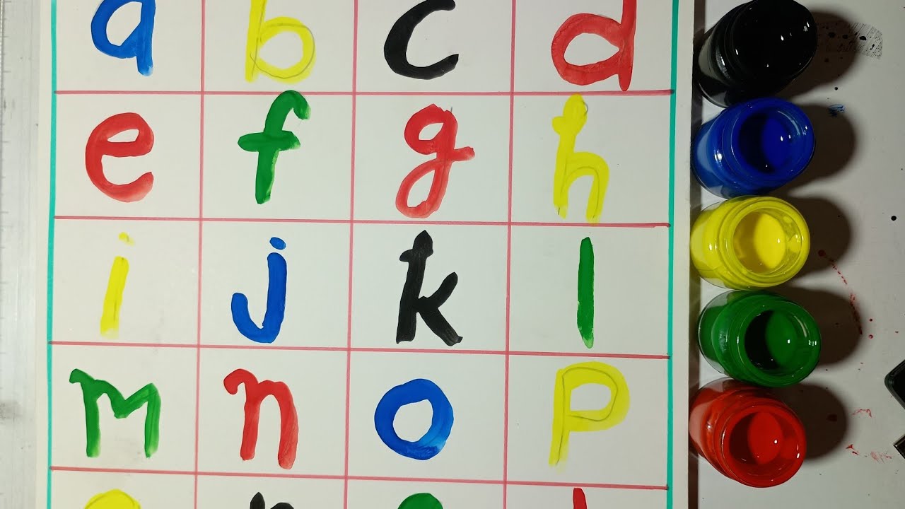 Learn alphabets with colors| Learn colours names for kids| Learn abcd | A for Apple B for Ball 
