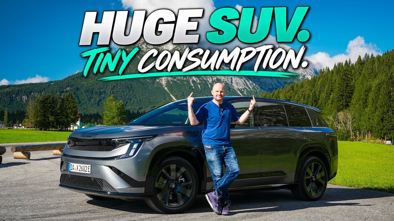 The 7-Seat EV That Shouldn't Be This Efficient! | &Scaron;koda Peaq Review