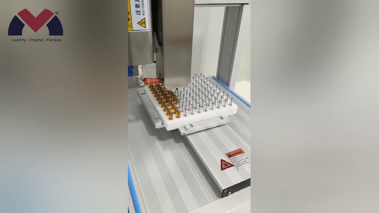 LOM LG600 tabletop automatic CBD oil THC oil cartridges filling machine