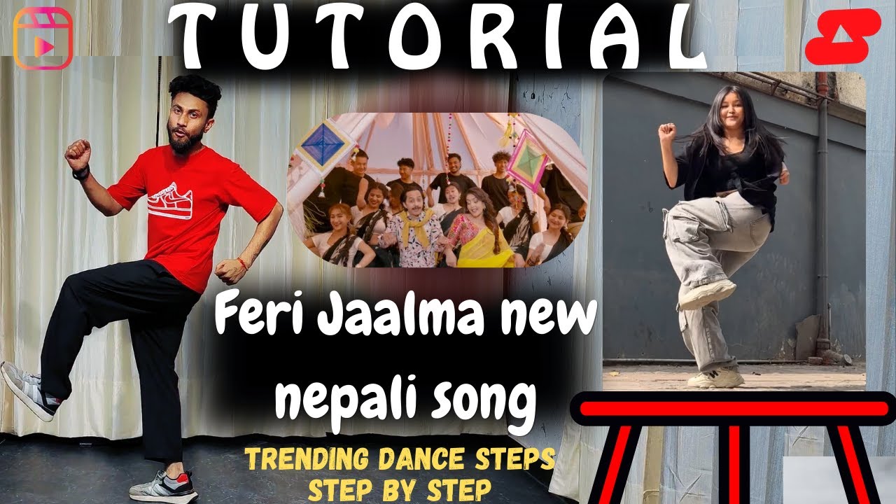 Feri Jaalma New Nepali Song Dance Tutorial Step by Step | Trending dance step tutorial Feri Jaalma S