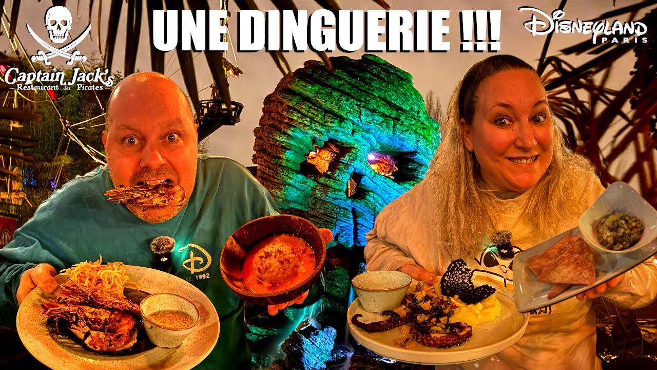 CE RESTAURANT EST UNE DINGUERIE CAPTAIN JACK A DISNEYLAND PARIS