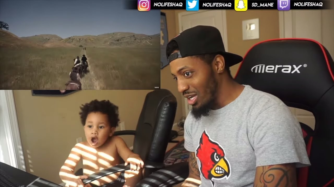 2 year old REACTS to Lil Nas X - Old Town Road (Official Movie) ft. Billy Ray Cyrus