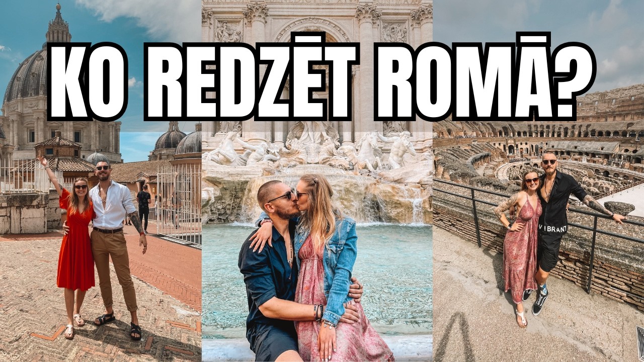 Ģimenes piedzīvojums Romā un Vatikānā | TheLatvianCouple Travel Vlog