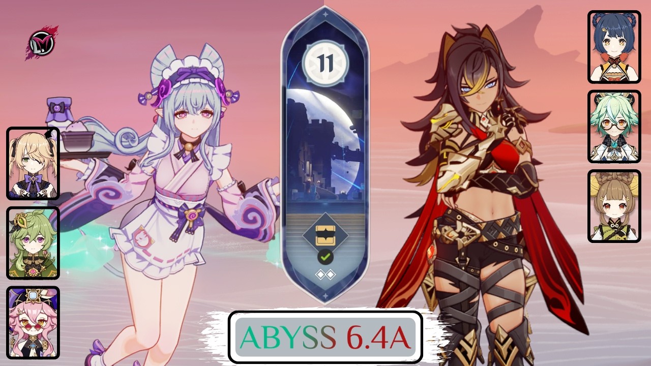 C3 R0 Mizuki & C2 R1 Dehya | Spiral Abyss 6.4A ~ Floor 11 | Genshin Impact Luna V