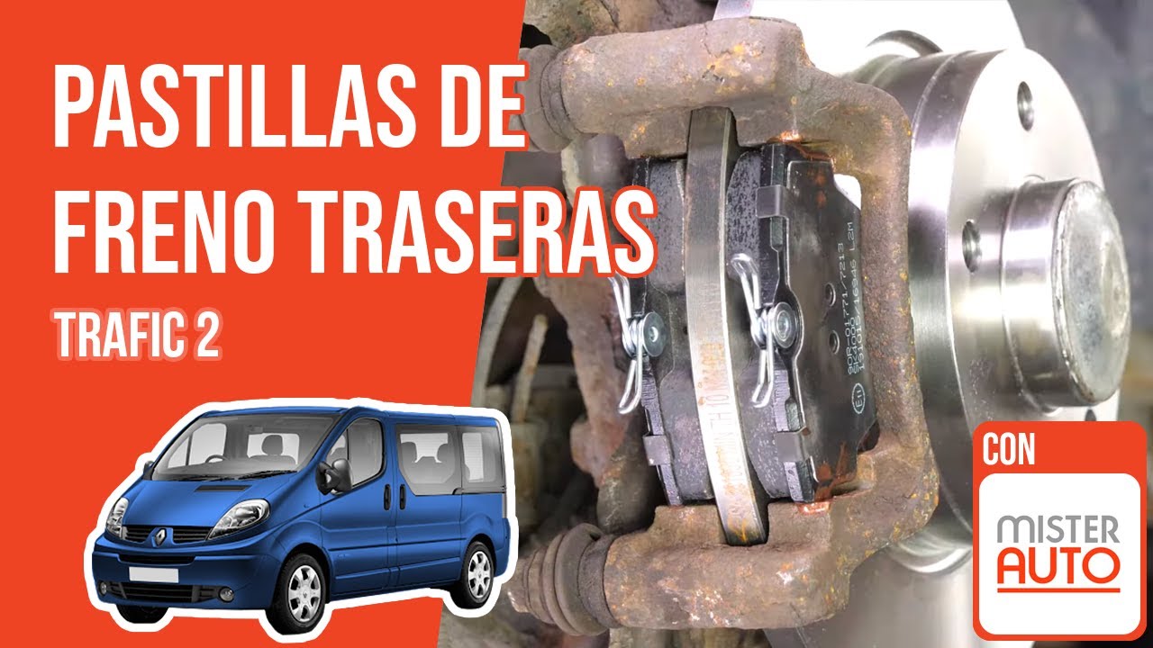 Cómo cambiar las pastillas de freno traseras Trafic 2 🚗