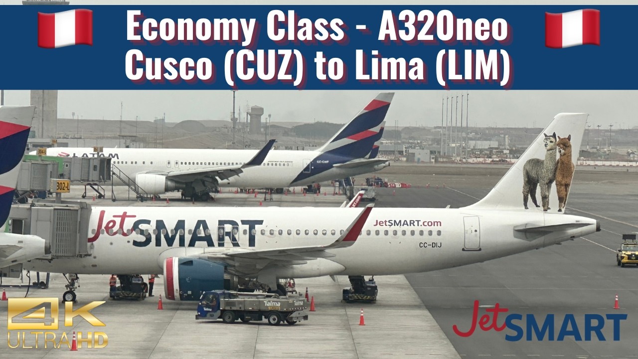 JetSMART Peru | A320neo | Economy Class | Cusco (CUZ) to Lima (LIM) | Trip Report