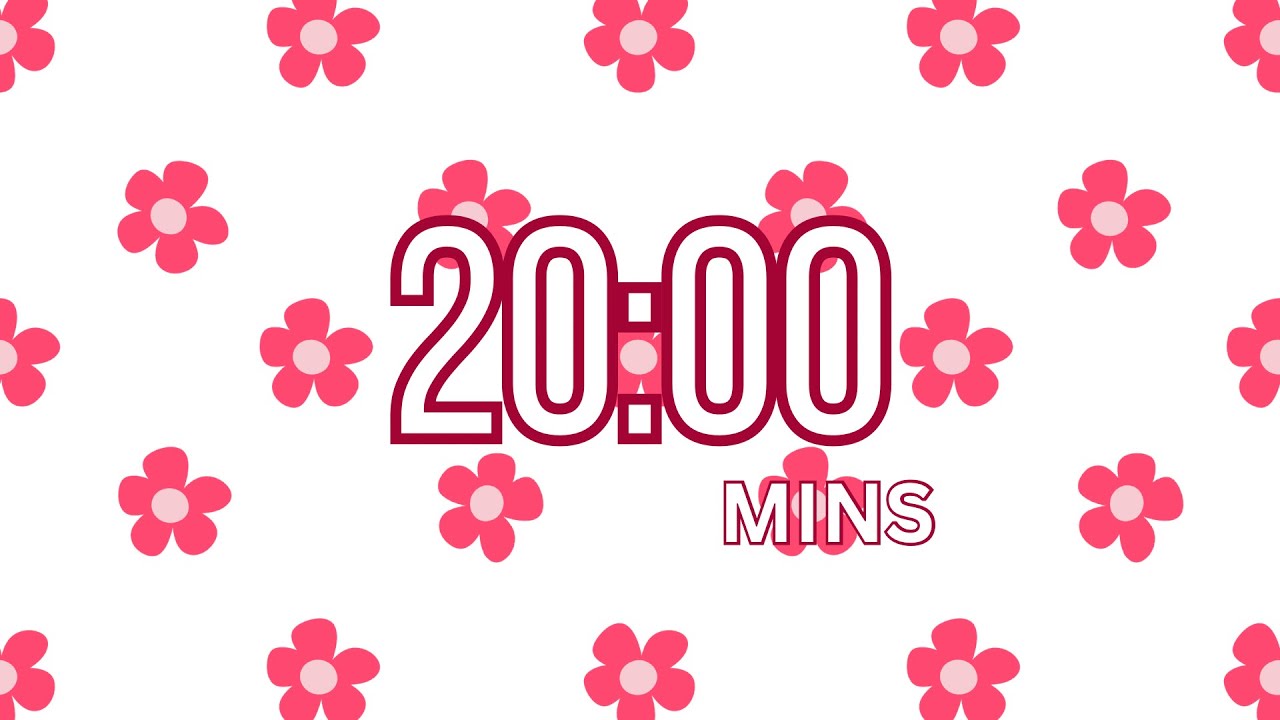 20-Minute Aesthetic Timer with Lofi Music — Focus, Reset & Relax | Study • Breaks • Cleaning