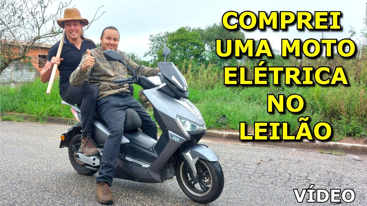 COMPREI UMA SCOOTER EV1 DA VOLTZ NO LEILÃO - SERÁ QUE FIZ UM BOM NEGÓCIO? (VÍDEO 1)