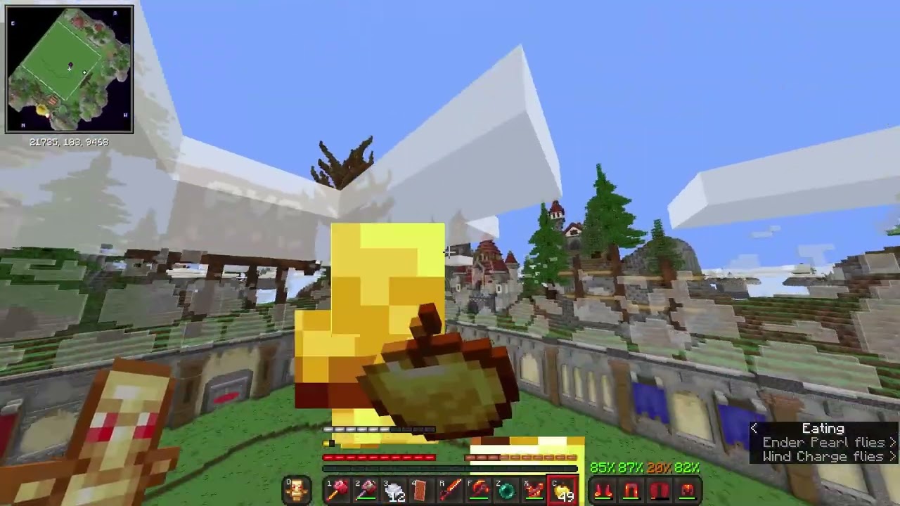 I fought a Two-Faced Player in Mace PVP