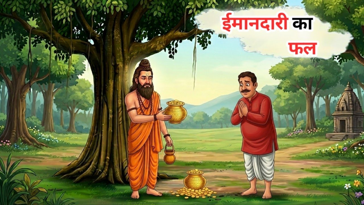 ईमानदारी का फल | ईमानदारी का महत्व | ईमानदार कुम्हार | Seedhi kahaniyaan Hindi