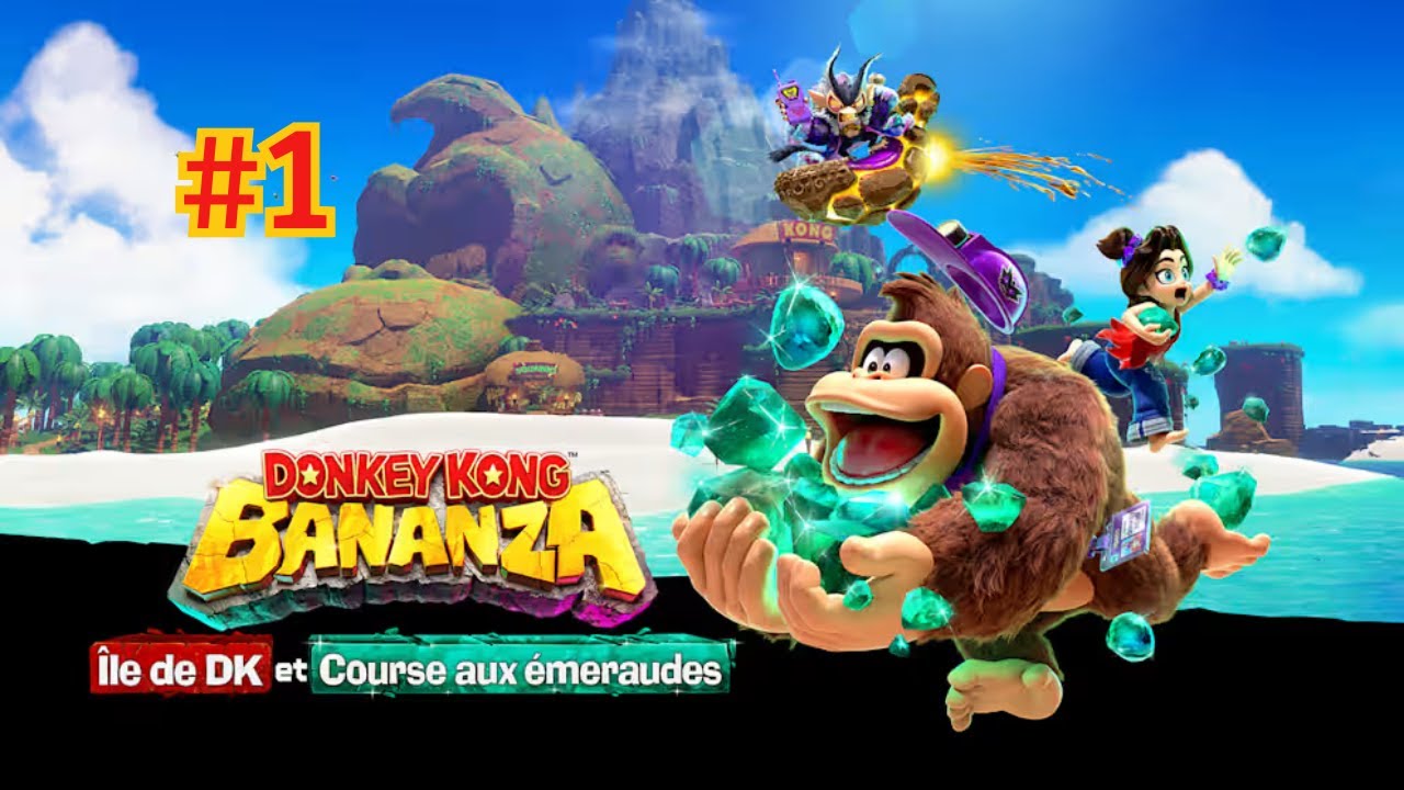 Donkey Kong Bananza : DLC : Île de DK et Course aux émeraudes #1