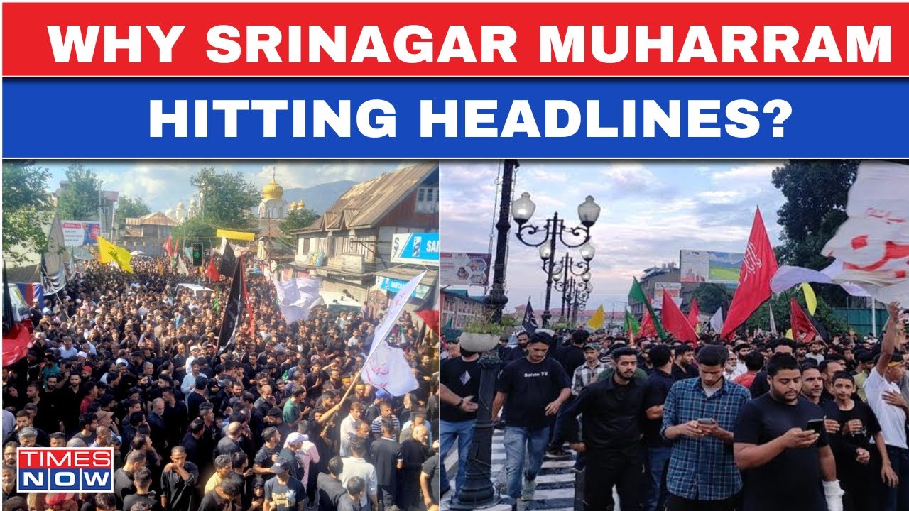 Muharram News 2023 LIVE | Shia Muslims Carry Out muharram Procession In Srinagar | Jammu Kashmir
