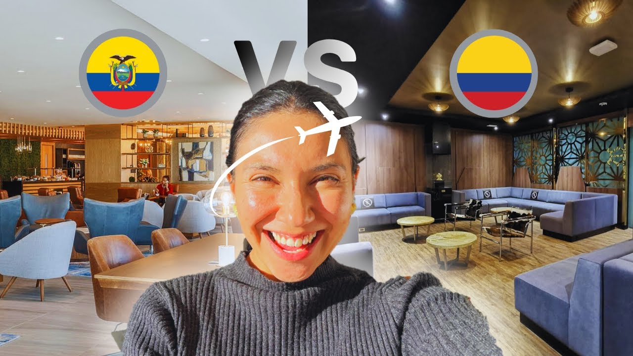 Entré GRATIS a las salas VIP ✈️ de Bogotá y Quito 😱 ¿Cuál es la mejor?