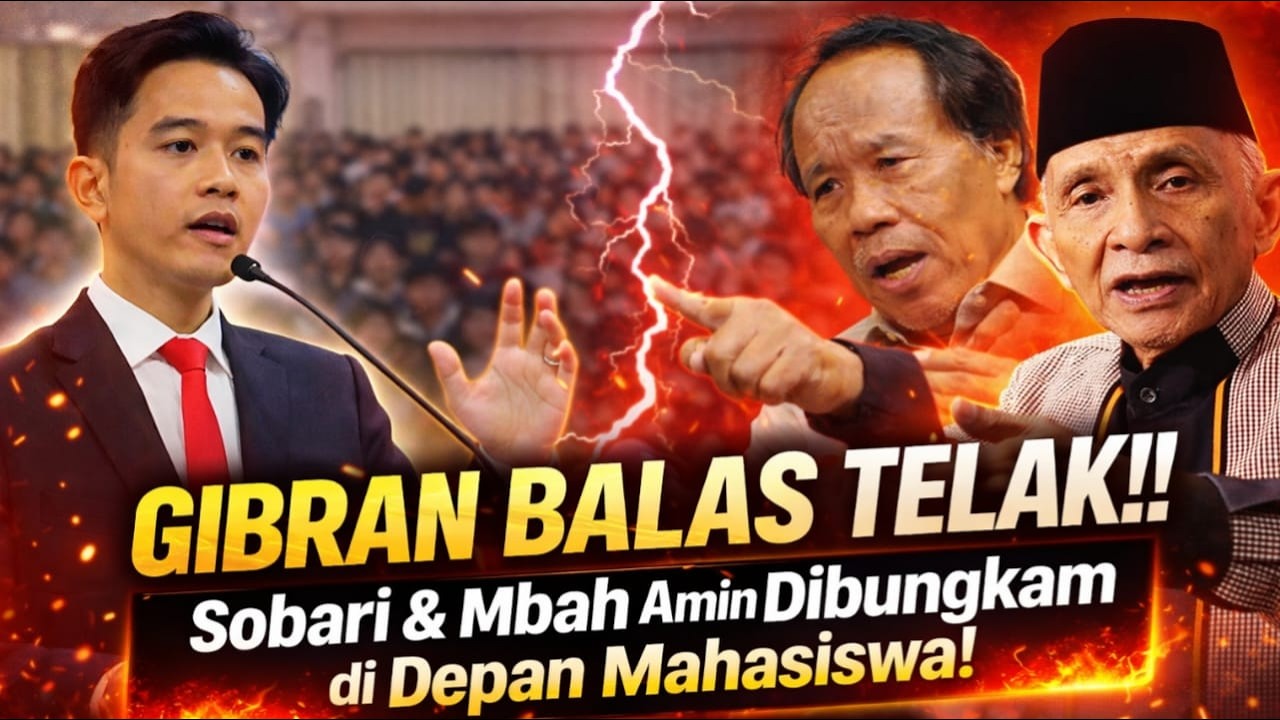 MENGEJUTKAN,, DIHADAPAN MAHASISWA MAS GIBRAN BONGKAR STRATEGI JITU MEMBALAS SOBARI & MBAH AMIN..??