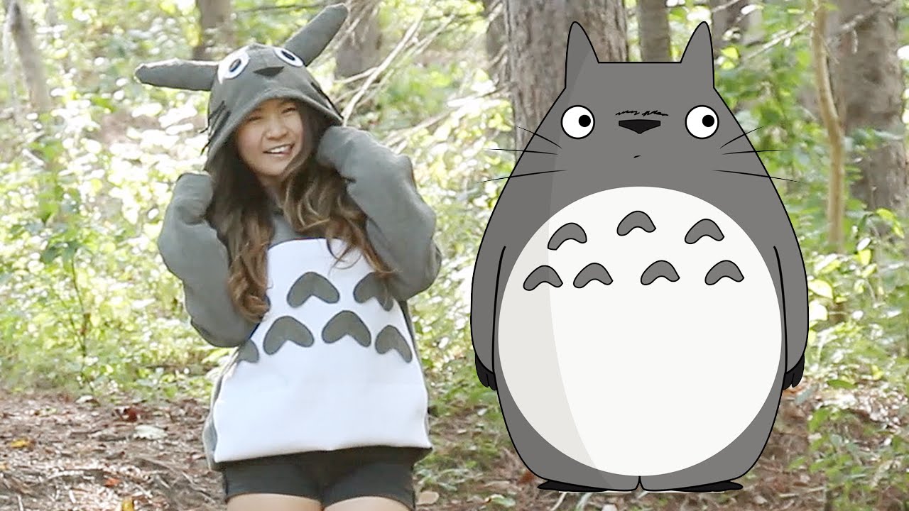 How to | DIY Easy Totoro Costume (No sew) | Halloween | Eva Chung