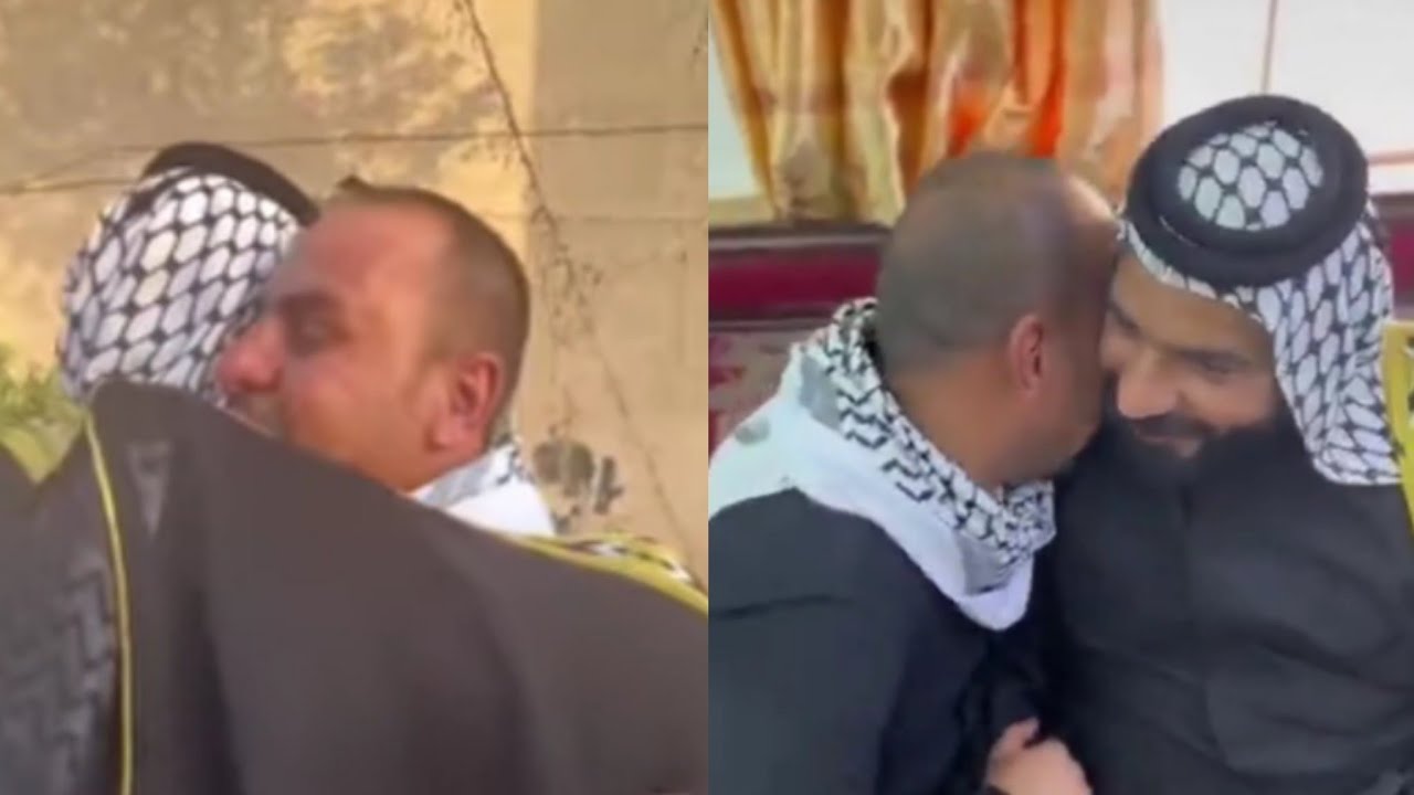 ‏والد الشهداء الاربعه ابو ليث خدام الامام الحسين يزور وسام الابراهيمي مفجوع انهيار ‎قطارة الامام علي