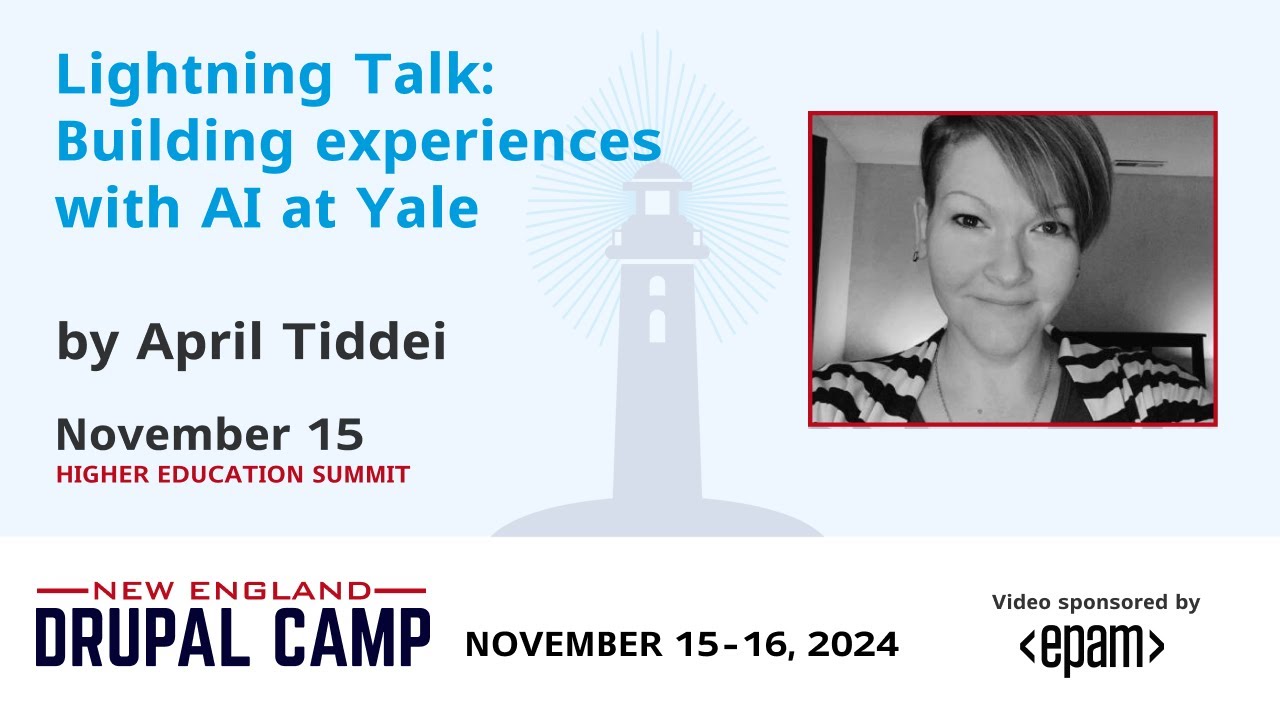 Lightning Talk: Building experiences with AI at Yale