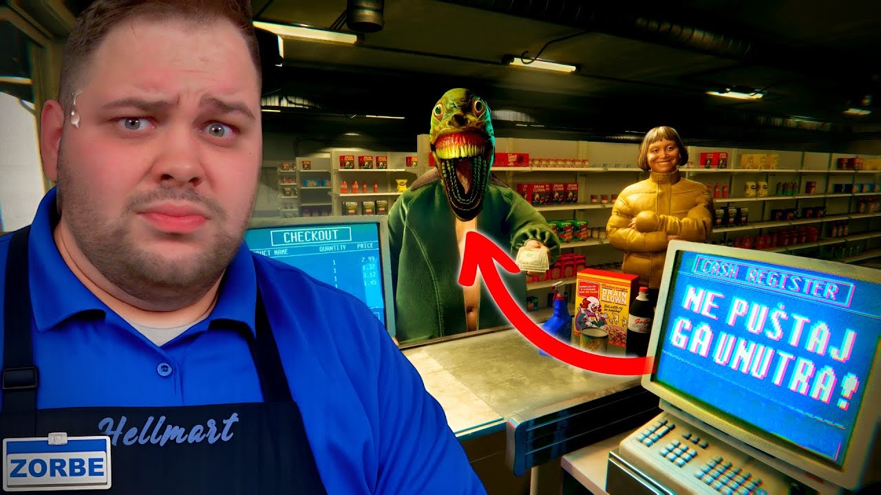 SUPERMARKET SIMULATOR, ALI HORROR! Hellmart