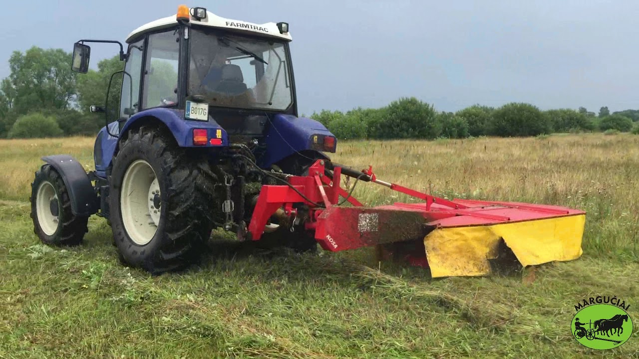 Traktorius Farmtrac 690 DT su &scaron;ienapjove Akpil Kosa