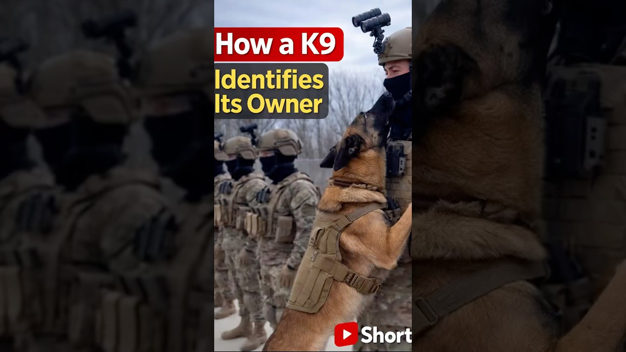 How This K9 Dog Found Its Owner — Even With a Mask 😳🐕‍🦺 